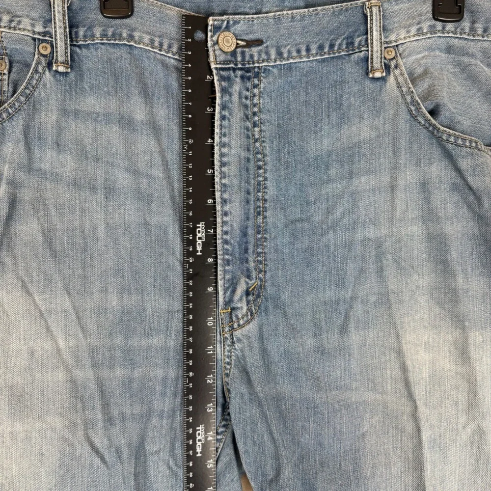 Levi's 559 Relaxed Straight Jeans 44x30 Light Wash Denim Blue 01559-0055